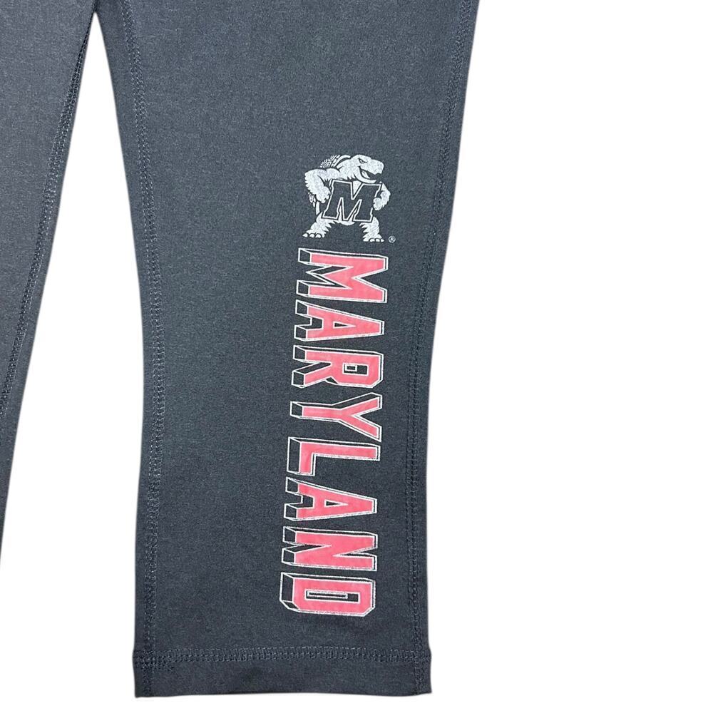 NWT University of Maryland Capri Leggings UMD Cropped Terps Gear size Medium - Picture 2 of 6
